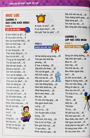 Sách 1000 Câu Đố Phát Triển Trí Tuệ - Khai Phá Tiềm Năng