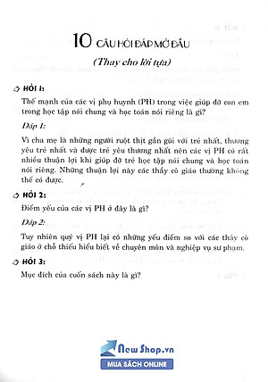 Sách Cha Mẹ Giúp Con Học Giỏi Toán 2 (Tái Bản)