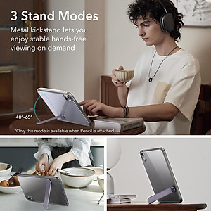 Ốp lưng Cho iPad Mini 7 ESR Metal Kickstand Case - Hàng Chính Hãng