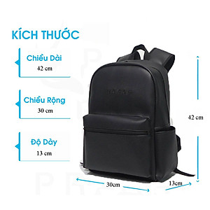 Balo Da Nam Nữ Cao Cấp Chống Thấm Nước HARAS HR341 Đựng được laptop 15.6inch, đi học , đi chơi, đi làm