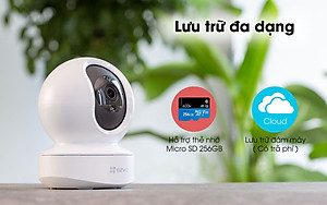 Camera Wifi Trong Nhà EZVIZ TY1 Full HD 1080P Quay Quét 355 độ - Đàm Thoại 2 Chiều - Hàng Chính Hãng