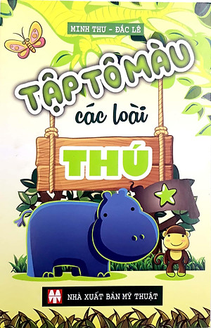 Sách Tập Tô Màu Các Loài Thú 1