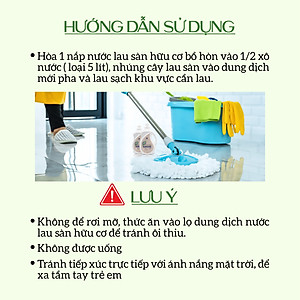 Nước lau sàn Hữu cơ đuổi muỗi tinh dầu thiên nhiên thương hiệu Ecocare