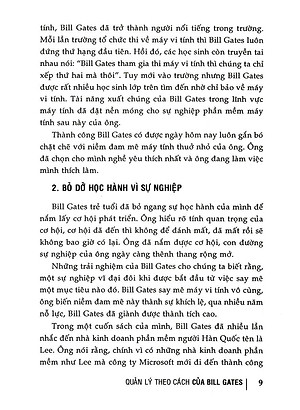 Sách Chiêu Bài Quản Lý Vàng Của Bill Gates