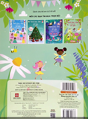Sách Bóc Dán Dành Cho Bé Gái - Những Nàng Tiên Chăm Chỉ