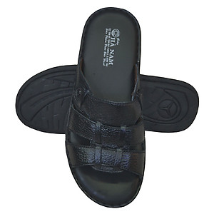 Dép Nam Quai Ngang TiTi ĐÔ Da Bò Thật Cao Cấp DNA2119