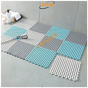 Thảm nhựa lót sàn nhà vệ sinh MHI. Vỉ nhựa lót sàn chống trơn Trải Sàn Nhà Tắm/Vệ Sinh/Nhà Bếp.