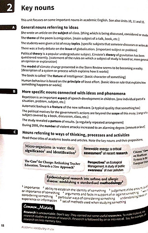 Academic Vocabulary in Use Edition with Answers Edition: Vocabulary Reference and Practice