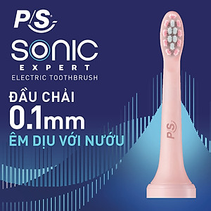 Bộ bàn Chải Điện P/S Sonic Expert Chuyên Gia Sóng Âm - Công Nghệ Sóng Âm, Chải Sạch Mảng Bám Tới 8X - Hồng Pastel