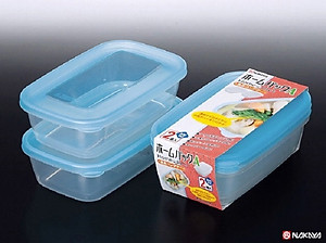 Bộ 2 hộp đựng bảo quản nắp mềm dung tích 800ml - Hàng nội địa Nhật Bản.( Giao màu ngẫu nhiên )