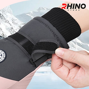 Găng tay, bao tay mùa đông lót lông cừu Rhino G701 giữ ấm, chống gió