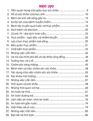 Combo 6 Quyển Kiến Thức Và Kỹ Năng Dành Cho Học Sinh: Chăm Sóc Sức Khoẻ + Thể Dục, Vui Chơi, Nghỉ Ngơi, Ăn Uống + Giữ Gìn Vệ Sinh + Những Việc Cần Làm + Sức Khoẻ Và Bệnh Thường Gặp + An Toàn Ở Nhà, Ra Đường, Trong Trường