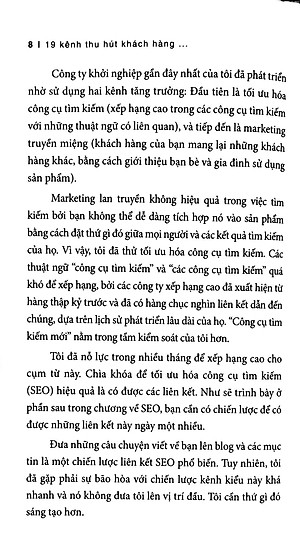 Sách 19 Kênh Thu Hút Khách Hàng Dành Cho Công Ty Khởi Nghiệp