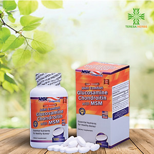 (HSD 06/2026) Viên Uống Glucosamine Chondroitin With Msm Giúp Giảm Đau Do Viêm Xương Khớp Hộp 100 Viên