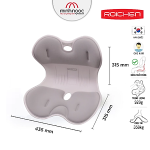 Ghế chỉnh dáng ngồi đúng - Roichen Hàn Quốc (Made in Korea). Dùng cho Nam, Nữ, Trẻ em. Hàng chính hãng
