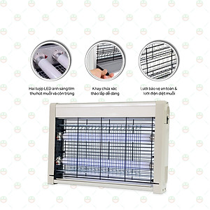 [Loại Tốt] Đèn Bắt Ruồi Muỗi Diệt Côn Trùng KhoNCC Hàng Chính Hãng Hiệu Quả Cao - KLM-DBMKP