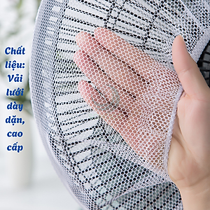 Lưới Bọc Quạt An Toàn Cho Bé 40-50cm Màng Bọc Bảo Vệ Quạt Điện Đa Năng Áo Lưới Che Quạt Chống Bụi & An Toàn Trẻ Nhỏ-18 inch