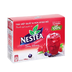 Thực phẩm bổ sung Trà Việt Quất và Hoa Atiso Đỏ NESTEA 10 gói x 12g