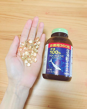 Thực phẩm chức năng Dầu gan Cá Mập Squalene Orihiro Fish Oil Nhật Bản, 360 viên