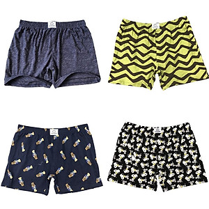 Combo 5 quần đùi nam thun cotton mặc ở nhà 