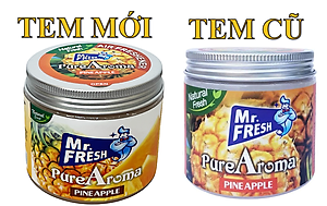 Combo 4 Sáp thơm khử mùi Pure Aroma 230g (đào-dứa-vani-black ice)
