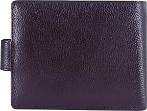 Ví Nam Bấm Nút Huy Hoàng HT2143 (12.5 x 10 cm) - Nâu