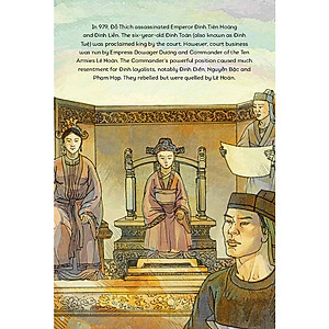 Sách A History Of Vn In Pictures. Emperor Lê Đại Hành (In Colour)