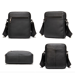 Túi đeo chéo nam DA BÒ THẬT phong cách mới  - BEE GEE DCN9214