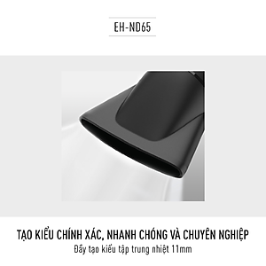 Máy sấy tóc Panasonic EH-ND65-K645 – Công suất tương đương 2300W – Sấy nóng lạnh – Đầu sấy tạo kiểu 11mm – Hàng chính hãng