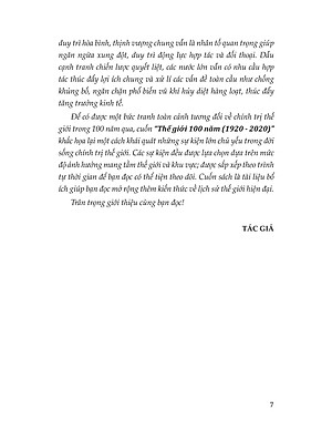 Thế Giới 100 Năm (1920-2020)