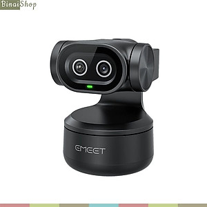 EMEET PIXY - Webcam Kép Theo Dõi AI 4K, Sử Dụng Cảm Biến Sony, 3 Micro Lọc Ồn Dành Cho Dạy Học, Họp Online, Livestream, Tiktok - Hàng Chính Hãng