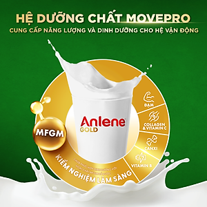 Sữa Bột Anlene Gold Hương Vanilla (Hộp Thiếc 400g)