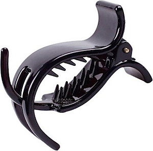 Combo 3 Kẹp Càng Cua Gấp Tóc 3 Răng Đen Bóng