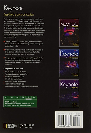 Keynote British English Advanced: Student's Book With DVD-ROM and MyELT Online Workbook, Printed Access Code