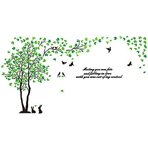 Mua 3D Tree Bird Pattern Self-Adhesion Acrylic Wall Sticker For Living Room  Tv Background Decor | Tiki