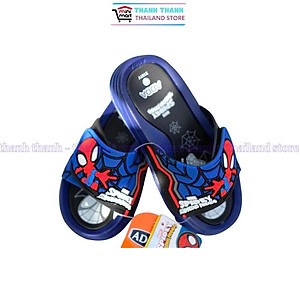 Dép bé trai quai ngang siêu nhân người nhện 3D Thái Lan 31R1V