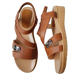 Giày Sandal Nữ BIGGBEN Da Bò Thật SDN42
