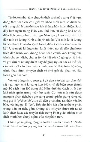 An Sĩ Toàn Thư - Khuyên Người Tin Sâu Nhân Quả - Quyển Thượng