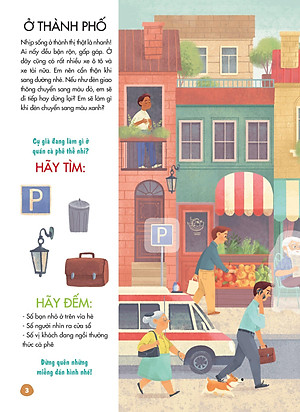 Sách Bóc Dán Thông Minh - Luyện Tay Thật Khéo, Luyện Mắt Thật Tinh - Thế Giới Quanh Em