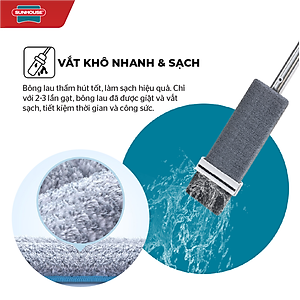 Bộ lau nhà đa năng Space Saving Sunhouse KS-CL3211P