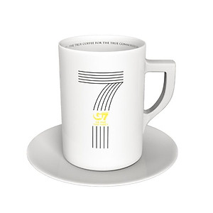 Trung Nguyên Legend - Ly sứ chuyển nhiệt G7 (Ly và dĩa)