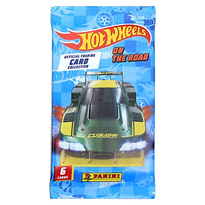 Gói Thẻ Hình Hot Wheels - Panini (6 Card Ngẫu Nhiên/Túi)