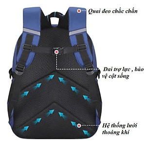 Cặp Sách Chống Gù - Balo Đi Học Phi Hành Gia Cho Bé Tiểu Học Loại Cao Cấp Siêu Nhẹ Chống Thấm Ướt - HÀNG CHÍNH HÃNG MINIIN