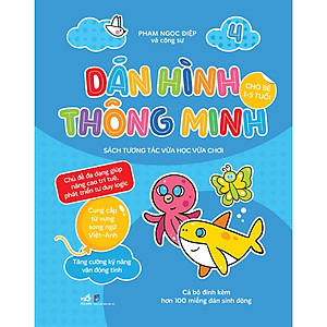 Sách - Bộ Dán hình thông minh cho bé 1-5 tuổi (Trọn bộ 04 cuốn) - Nhã Nam Official