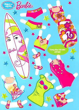 Sách Barbie Thiết Kế Thời Trang - Những Cô Gái Năng Động
