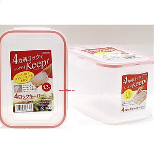 Hộp Đựng Thực Phẩm Chữ Nhật Inomata 1300ml