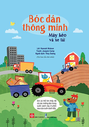 Sách Bóc Dán Thông Minh - Máy Kéo Và Xe Tải