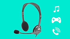 Tai nghe chụp tai Logitech H111 - Hàng chính hãng