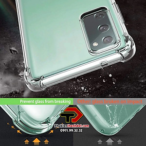 Ốp lưng chống sốc trong suốt cho Samsung Galaxy S20 FE hiệu Likgus giúp chống chịu mọi va đập - Hàng chính hãng