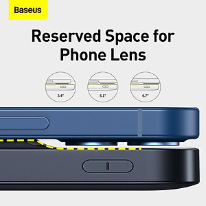 Sạc dự phòng không dây nam châm Baseus PPCXW10 10000mAh Sạc Nhanh 20W Cho Iphone 12- Hàng chính hãng.